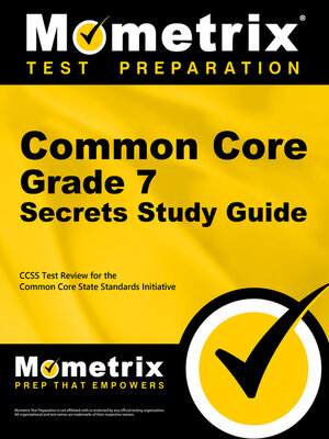 cover image of Common Core Grade 7 Secrets Study Guide